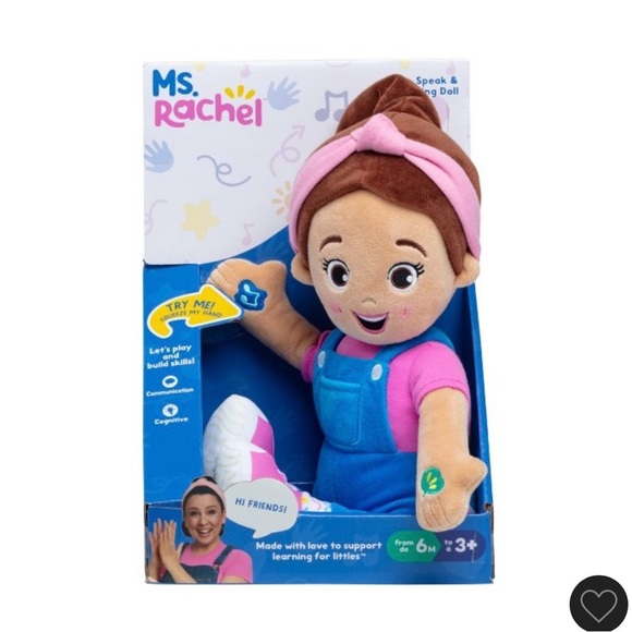 NEW Ms. Rachel Official Speak & Sing Doll, 16” Tall Interactive Toy - Picture 1 of 11